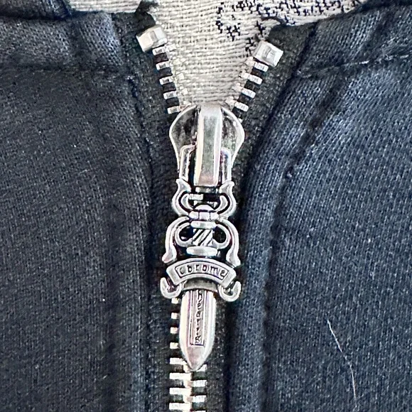 Chrome Hearts Zip-Up Hoodie - Size Small - Picture 3 of 9